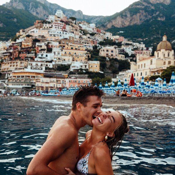 Kim & Carson in Positano